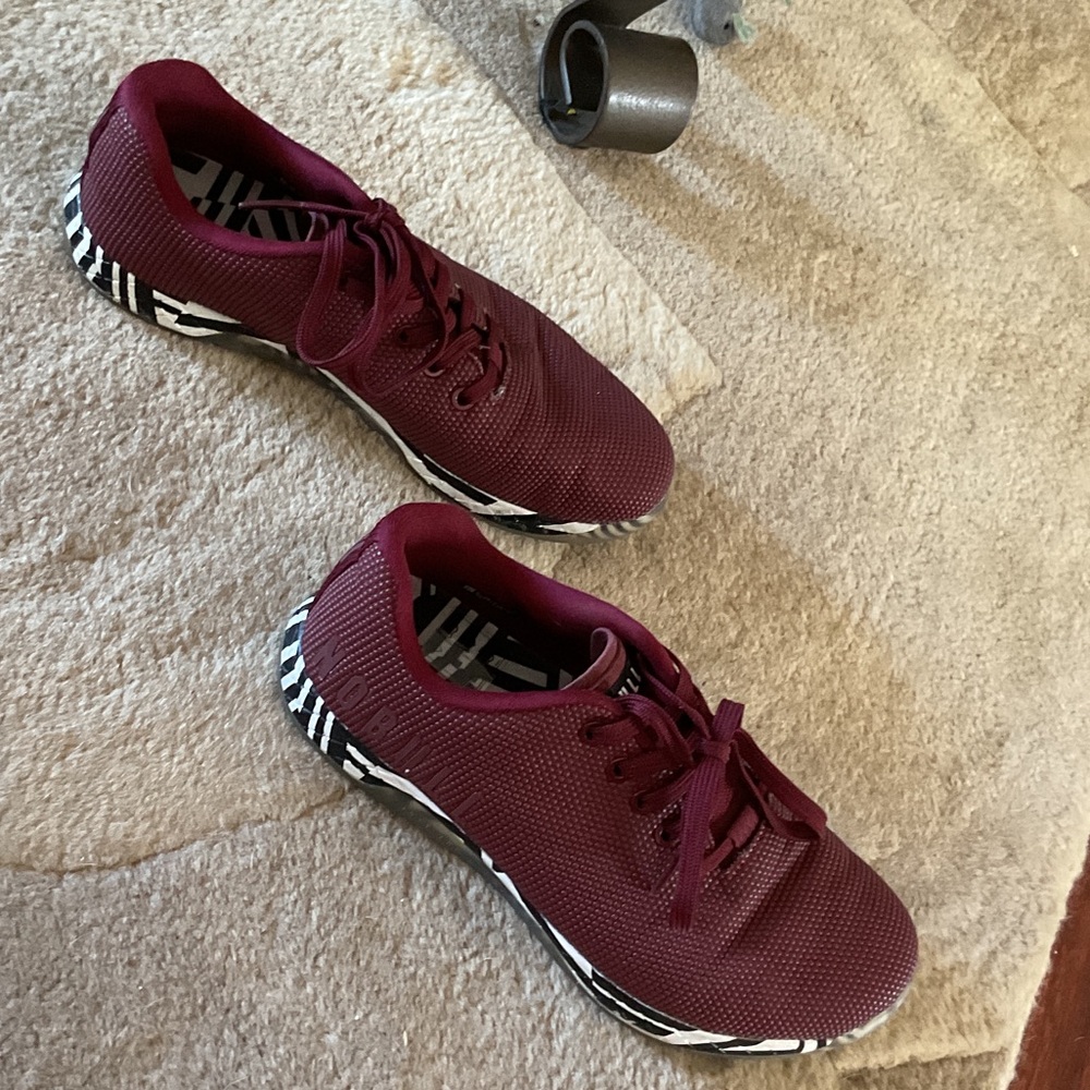 BN No Bull CABERNET ZEBRA Trainer Low Top Men 8.5 WOMEN 10